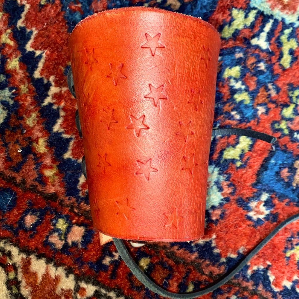 Starry Corset leather cuff